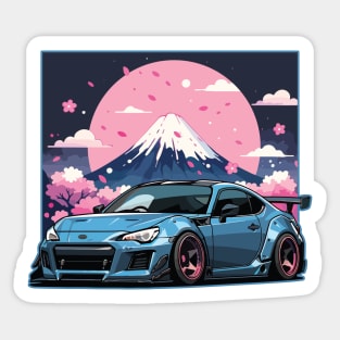 Subaru BRZ Car Art - Widebody Modified JDM Car Sticker